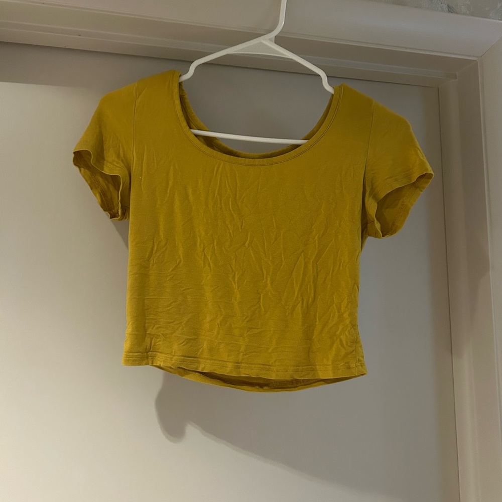 Mustard Yellow Baby Tee